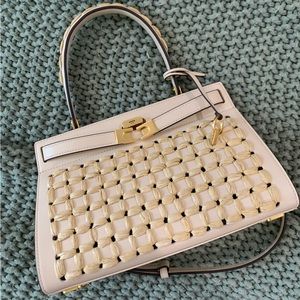 Brand New Tory Burch Rafia Lee Radizwill with Dust bag